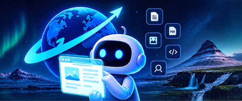 AgentFetch AI browser infrastructure illustration